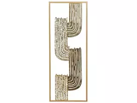 Sienų dekoracija THULIUM Metal 75 cm Aukso spalvos