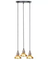 Pakabinamas šviestuvas CASTALY metalinis žalvarinis