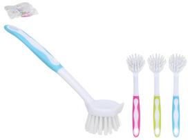 Indų plovimo šepetys Gerimport, 23 cm, (spalva/dizainas parenkami atsitiktine tvarka), plastikas