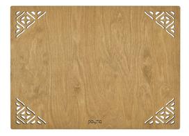 Stalo padėkliukas Hermia Corpat, 33 cm x 45 cm, 4 vnt., Geltona sp.