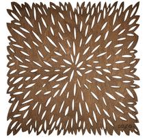 Stalo padėkliukas Hermia Pointy, 36 cm x 36 cm, 4 vnt., Ruda sp.
