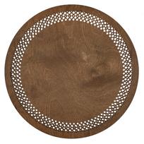 Stalo padėkliukas Hermia Seljuk, 36 cm x 36 cm, 4 vnt., Ruda sp.