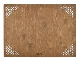 Stalo padėkliukas Hermia Corpat, 45 cm x 33 cm, 4 vnt., Ruda sp.