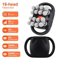 2026 New 16-Head Fascia Gun High-Frequency Vibration Body Massage Gun Waist and Back  Massager Neck Shoulder Massager Muscle Masajeador