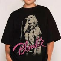 Blondie T-shirt - Rock and Roll T-shirt Retro T-shirt Summer New Unisex Casual Cotton T-shirt S