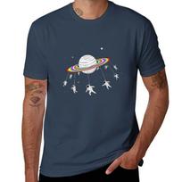 Space Carousel TShirt Plus Size Gym Sports TShirt S