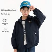 Boys' Stand-Collar Windproof Jacket 130