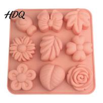 Easy to Clean Molds for Cake DIY Pumpkin Leaf Maple Flower Silicone Mold Candy Jelly Pudding Non-stick Sweets Soap Candle Tray Non Stick Reusable 1
