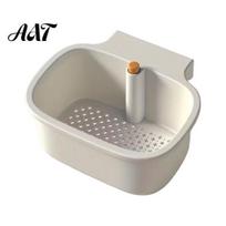 Suspended Sink Drainer Hanging Strainer Basket, One-Press Food Waste Catcher, Anti Clogging Filter Filter, Practical Storage Basket for And