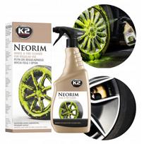Preparat do czyszczenia mycia felg i opon samochodu k2 neorim neonowy