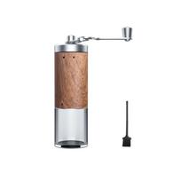 Handheld Manual Coffee Bean Grinder Ceramic Grinding Core Coffee Bean Grinding Machine  Outdoor Wood Texture