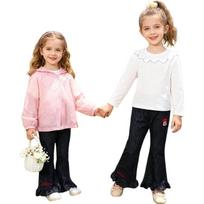 Disney Minnie Embroidered Girls' Flared Trousers 110/56