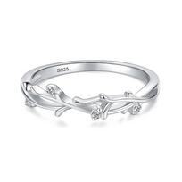 Ada Jewelry Joyeria Fina Trendy High Quality Lead-free Zircon Real Silver 925 Sterling Dainty Rings 5
