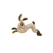 Elegant Cute Bunny Brooch for Women, Fashion Pin Brooch Jewelry Summer Outfit Accessories for Shirt, Jacket, Scarf, Decorative Birthday Gift one size