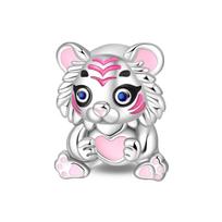 ODM Service Wide Smooth Round Core Tube Charm Full Body Peking Opera Mask  Multi Prong Pink Blue Crystal Crown