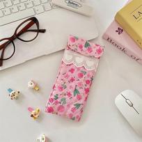 Korean Style Cotton Glasses Storage Bag Sweet Lovely Eyeglasses Case Portable Lipstick Bag  Student Style1