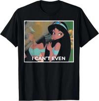 Fashion Casual Disney Aladdin Sassy Jasmine I Can't Even T-Shirt S-4XL Summer S