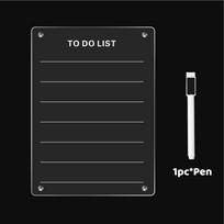 Message Note Monthly Weekly Planner Schedule Acrylic Calendar Board  Restaurant Style 1