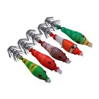 5Pcs Squid Cuttlefish Sleeve Hook Blowing Tube Jigs Lures Artificial Shrimp Baits Cuttlefish Sleeve Squid Jigs Baits 1