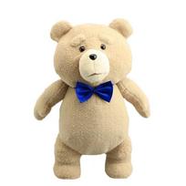 46cm TED pliušinis filmo meškiukas TED 2 pliušinė lėlė Žaislai prijuostės stiliaus minkšti pliušiniai žaislai gyvūnai vaikams dovana