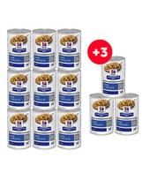 HILL'S Prescription Diet Canine Derm Complete maistas šunims 9x370g + 3 skardinės DOVANŲ!
