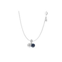 Pandora Eye-Catching Wish 925 Silver Necklace Set Women necklaces Blue 59730 Box