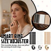 Smart Ring Size Adjuster,Compatible With Ring Spacer,Ring Adjuster Compatible With Comfortable For Loose Rings.(Black++Skin) One Size balta