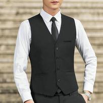 Wedding Men Vest Paisley Solid Slim Fit Necktie Male Sleeveless V-Neck Waistcoat Party Casual Sleeveless Formal Business Jacket 6XL