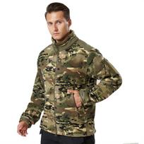 Winter Fleece Jacket Men's Sports Jacket Outdoor Hiking Polar Streetwear Hooded Coat Outwear S