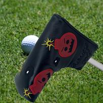 Golf Club Head Cover Premium PU Leather Fleece Lining Putter Headcover