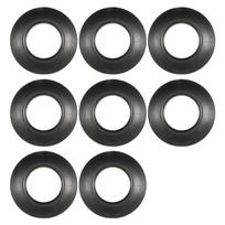 8Pcs 30mm Inner Diameter Kayak Paddles Drip Rings Universal Rubber Drip Rings Kayak Canoes Paddle Drip Rings Paddle Part 1 gray