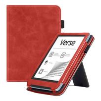 Pocketbook Verse Lite/Pro delno atrama su miego funkcija For Pocketbook Verse 6-inch Stand raudona