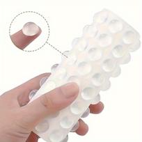 100/200pcs Self Adhesive Silicone Pads, Clear Anti Scratch Bumpers for Furniture, Non Slip Cushioning Protector for Cabinet Door armijos žalia spalva