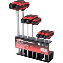 T formos šešiakampių raktų komplektas HEX 2-10 mm, 8 vnt 8 osa, KS Tools