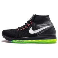 (WMNS) Nike Zoom ALL OUT Flyknit 'Black White Green' Women's 845361-002 EU 42
