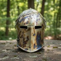 Barbuta Helmet Steel Medieval Knight Armor Finish Barbute Helmet For LARP Cosplay SCA Reenactment Renaissance Costume