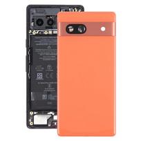 For Google Pixel 7 Battery Back Cover with Camera Lens Cover oranžinė