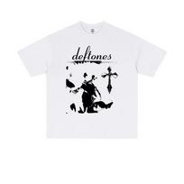 Rock Band Deftones Saturday Night Wrist T Shirt Men Women Alternative Heavy Metal Streetwear Male Fashion Oversized T-shirt Tops L
