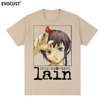 Serial Experiments Lain Japanese Glitch Aesthetic Manga Anime Iwakura t-shirt Cotton Men T shirt New TEE TSHIRT Womens tops S
