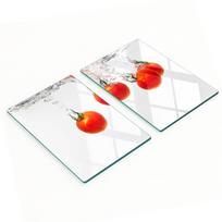 Dekoracyjne Deski Szkło Hartowane Do Krojenia Pomidory Pod Wodą 2X40X52 Cm