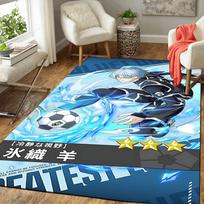 1pc Soccer Legend Action Carpet Rug for Bedroom Living Room Decor Sofa Home Game Area Rug Non-slip Floor Mat. DT71601123 40cm x 60cm