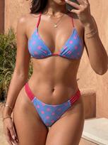 2026 Women's European & American Stylish Bikini Set - Sexy, High-End Two-Piece Swimwear Extra Large