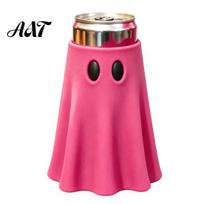 Slim Standard Tall Can Holder Halloween Ghost Holder, Universal Beverage Cooler Sleeve, Cute Shaped Themed Gifts Insulated Drink for Soda Beer S