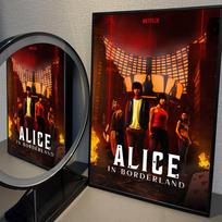 Hot TV Alice In Borderland Classic Anime Poster Waterproof Paper Sticker Coffee House Bar Room Wall Decor (as the picture,10x15cm No Frame)