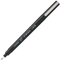 Mitsubishi Pencil Sign Rib Extra Fine 4 Water-Based Pen, Tip, 0.5mm, Black, L50.24 [x pens]