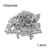 Steel High Quality Connector Fishing Wire Tube Crimp Sleeve single Aluminum Line Crimping Sleeves 1.4mm