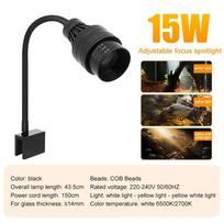 Super Slim Aquariums Fish Tanks Spotlight Adjustable Focus Aquarium Plants Grow Lamp  Fish Tank 15W white yellow