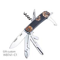 Promotion Gift Sanrenmu WB741-C1 Custom Survival Multi Tool With Scissors Camping Multi-tools Swiss Pocket Knife 71mm&Multi Knife