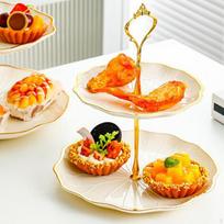 Kekso stovas Sausainių padėklas Stovas Desertų Vaisių Saldainių Vitrina Elegantiškas Tortas S