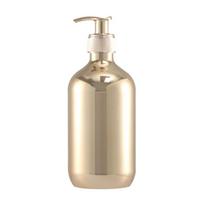 300 ml rankų muilo dozatoriai Gold Chrome skysto muilo buteliukai apvalūs dozatoriai
